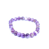 Chevron Amethyst Bracelet